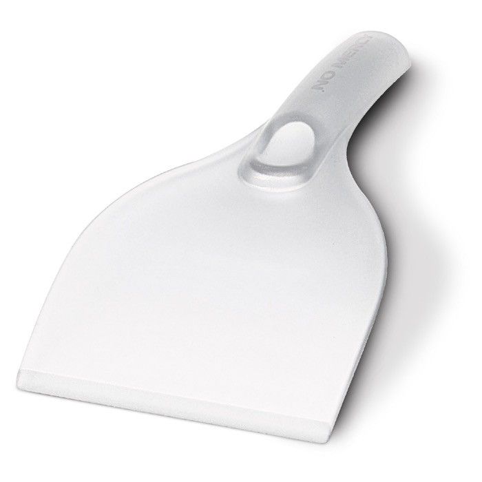 Grattoir à glace disponible en couleurs translucides avec zone d'impression