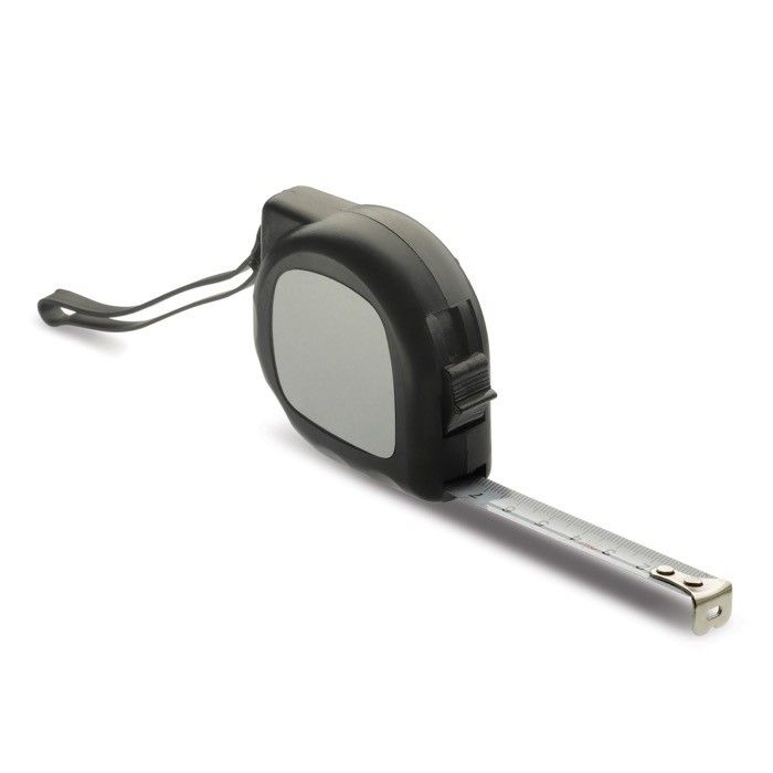 Mètre ruban de 3 mètres avec bracelet pour un transport facile avec zone d'impression