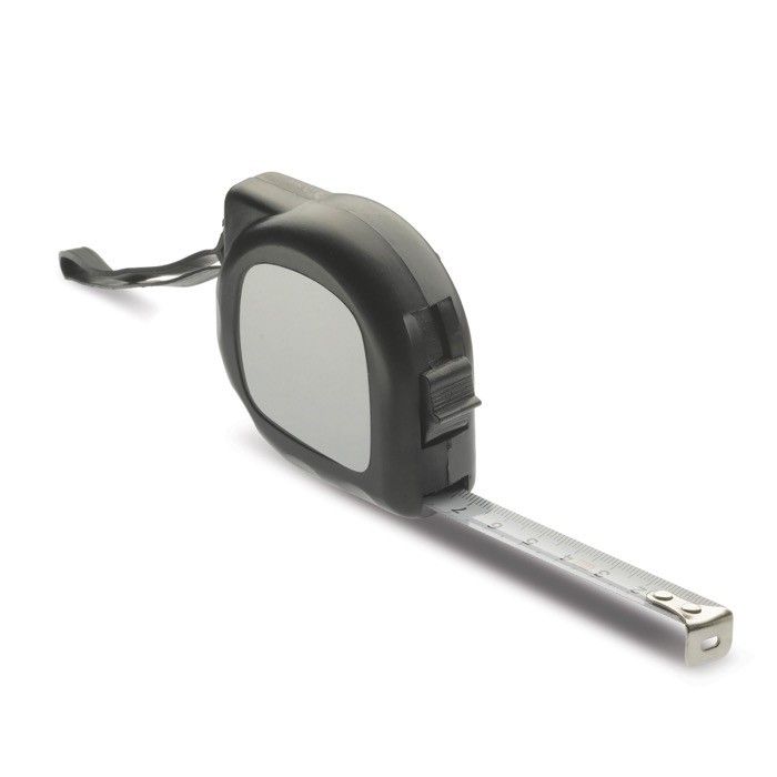 Mètre ruban de 2 mètres avec bracelet pour un transport facile avec zone d'impression