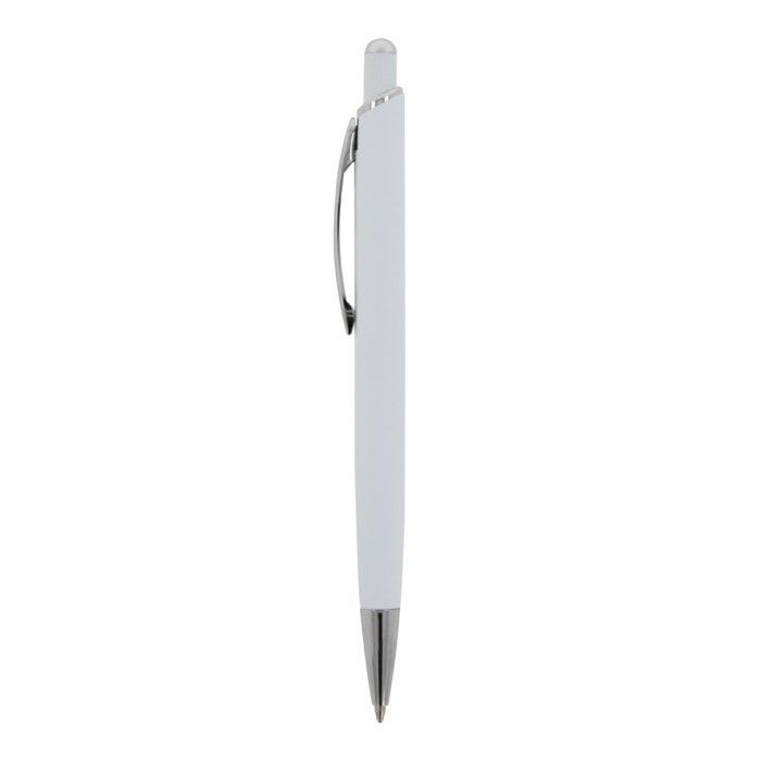 Stylo en aluminium avec finition soft-touch de différentes couleurs avec zone d'impression
