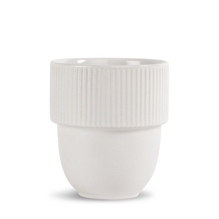 Tasse empilable au design original en plusieurs couleurs 270ml avec zone d'impression