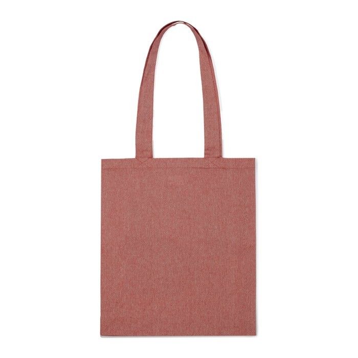 Sac en coton recyclé avec poignées résistantes et capacité de 5 kg avec zone d'impression