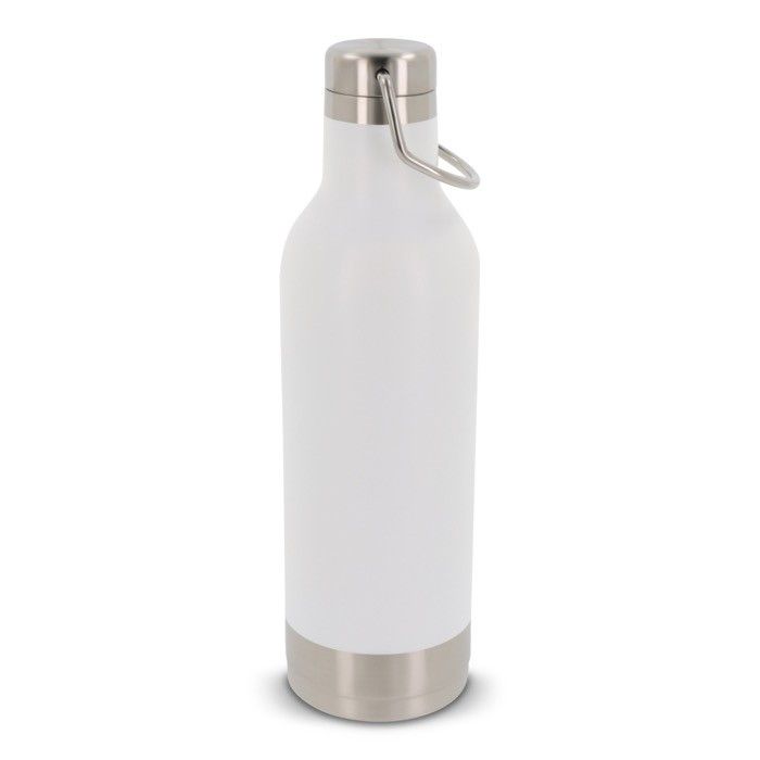 Gourde hermétique en acier inoxydable avec anse de transport 400ml avec zone d'impression