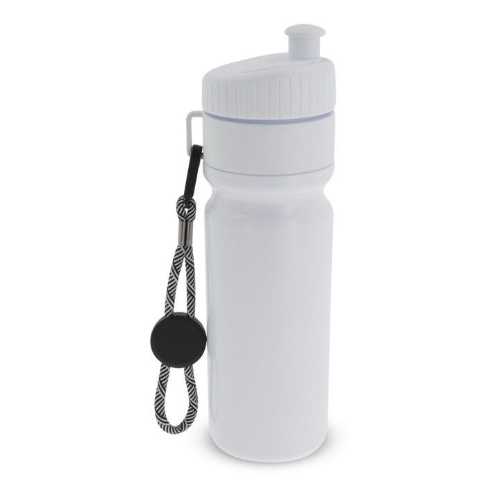 Gourde de sport sans BPA avec détail coloré et sangle 500ml avec zone d'impression