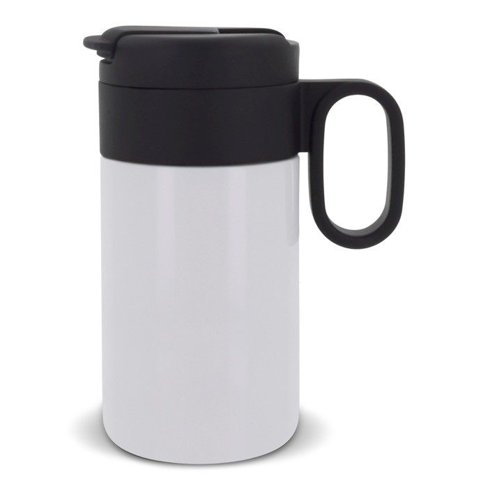 Gobelet en acier inoxydable avec couvercle servant de tasse 250ml avec zone d'impression