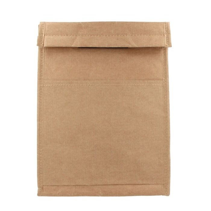 Sac pour aliments avec doublure en PEVA et fermeture Velcro avec zone d'impression