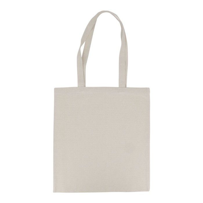 Sac en coton OEKO-TEX avec poignées longues 220 g/m2 avec zone d'impression