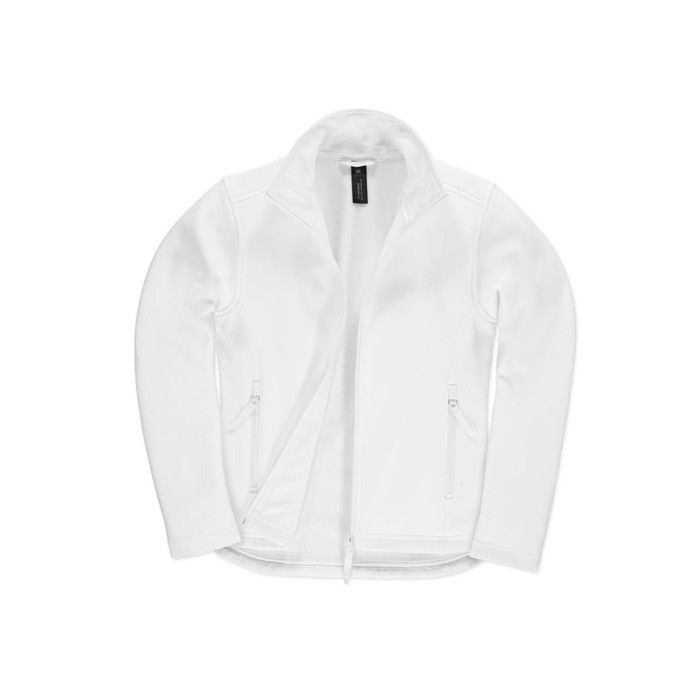 Veste softshell stretch pour femme en polyester 300 g/m² B&C avec zone d'impression