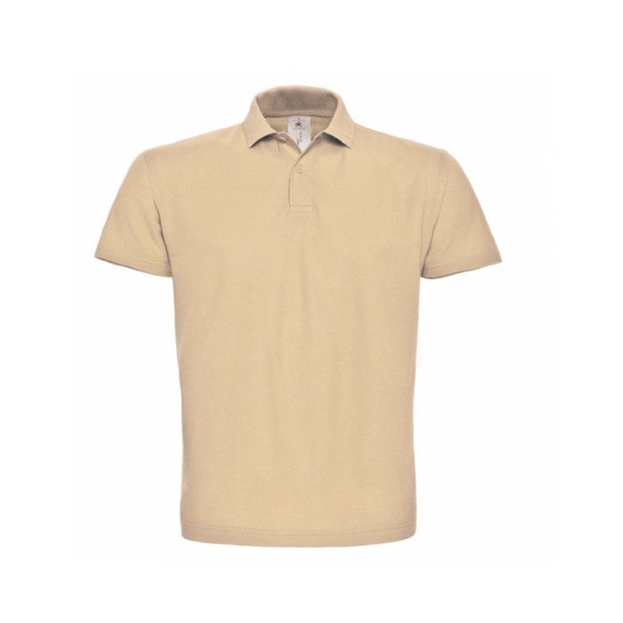Polo pour homme en coton piqué avec 2 boutons 180 g/m² B&C avec zone d'impression