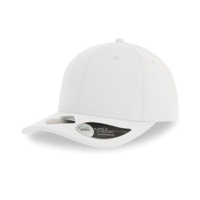 Casquette en polyester recyclé avec fermeture velcro 255 g/m² avec zone d'impression