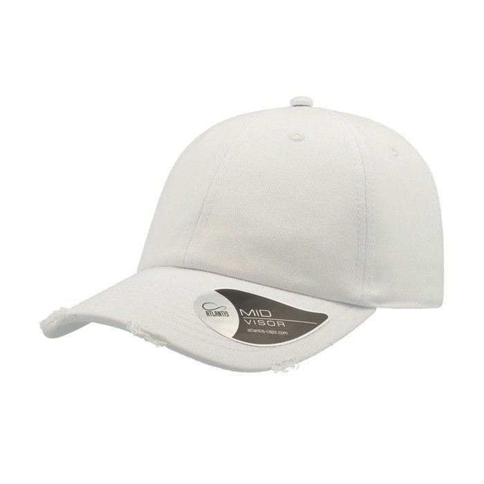 Casquette en coton style américain années 90 avec effet usé 280 g/m²