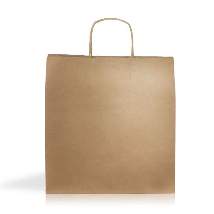 Sac écologique en papier kraft idéal pour les cadeaux 115 g/m2 avec zone d'impression