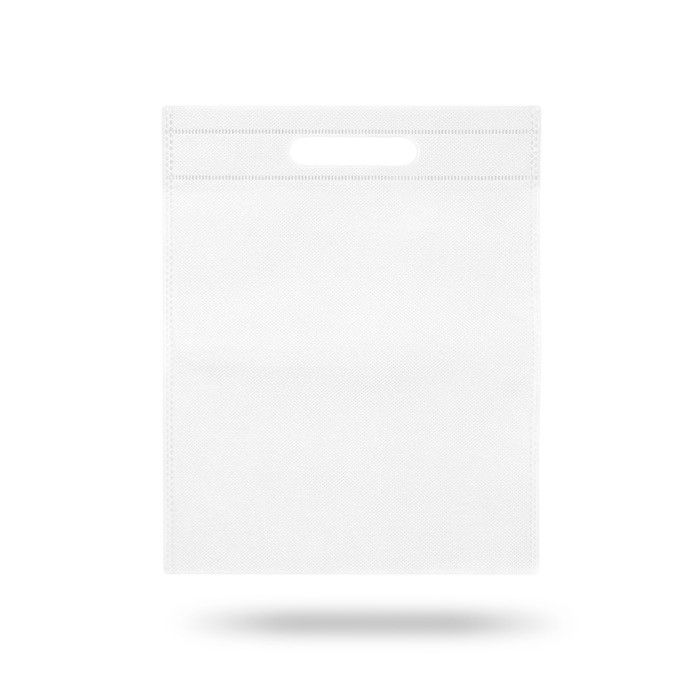 Sac en non-tissé disponible en plusieurs couleurs avec poignée 80 g/m² avec zone d'impression