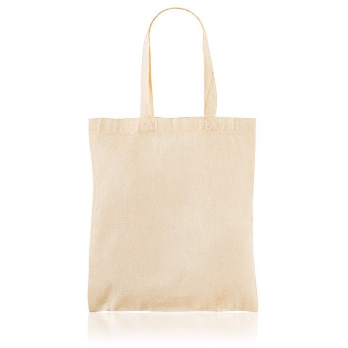 Sac de courses en coton idéal pour transporter des objets 105 g/m² avec zone d'impression