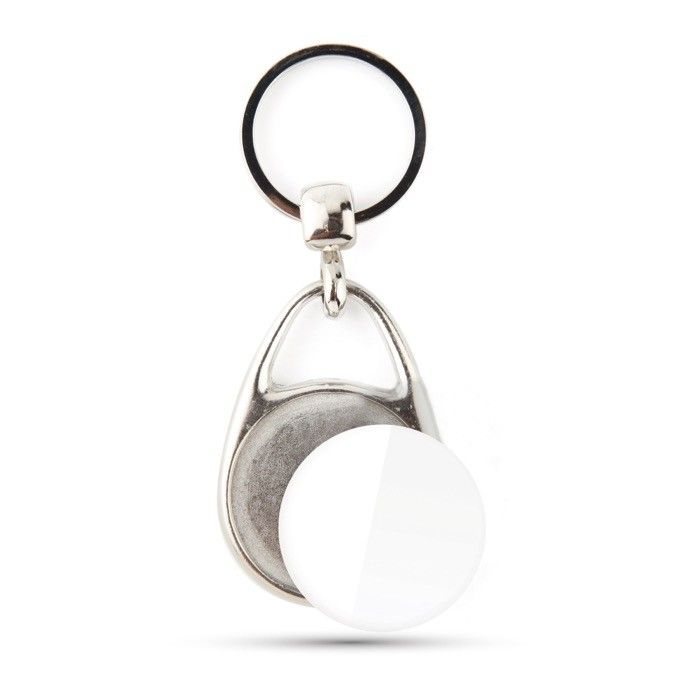 Porte-clés en métal en forme de goutte avec papier inséré personnalisé avec zone d'impression