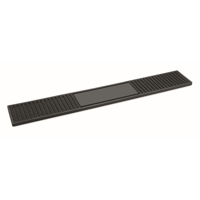 Tapis rectangulaire antidérapant pour bar, en PVC