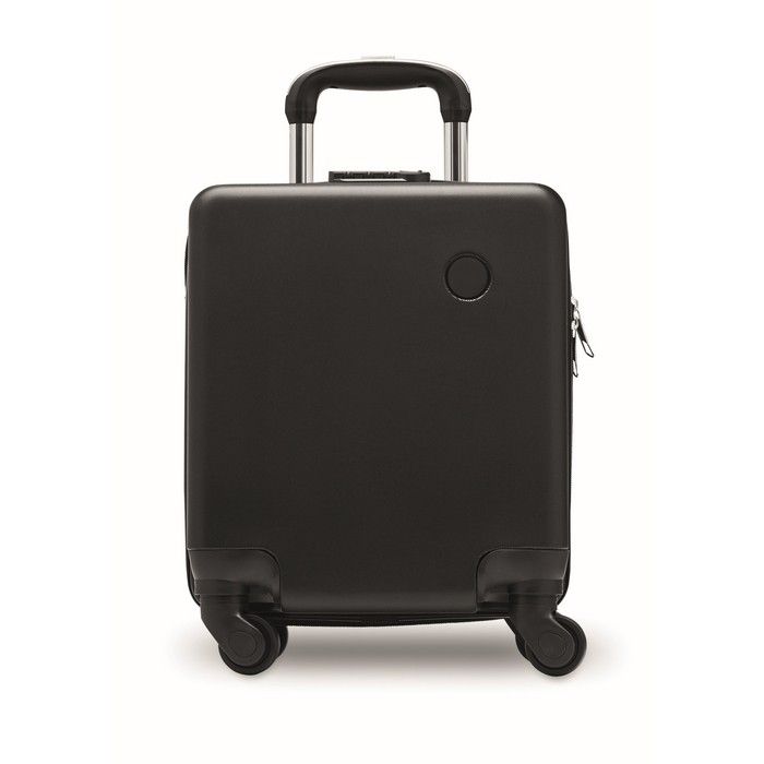 Valise cabine en ABS, 4 roulettes et serrure à combinaison, 14 pouces