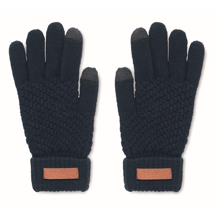 Gants tactiles de RPET avec zone d'impression