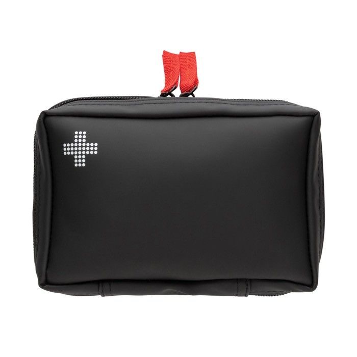 Trousse de premiers secours en nubuck avec 24 accessoires