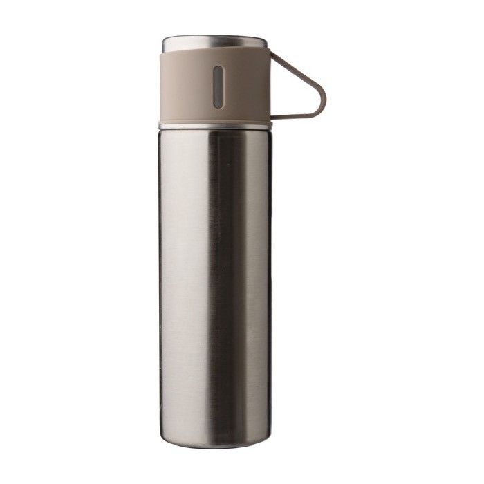 Thermos à double paroi acier inoxydable de 420ml et 2 tasses de 150ml
