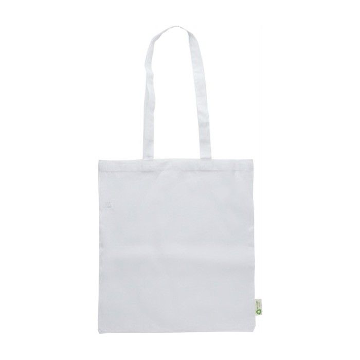 Sac en coton 100% recyclé, disponible en plusieurs couleurs, 120 g/m²