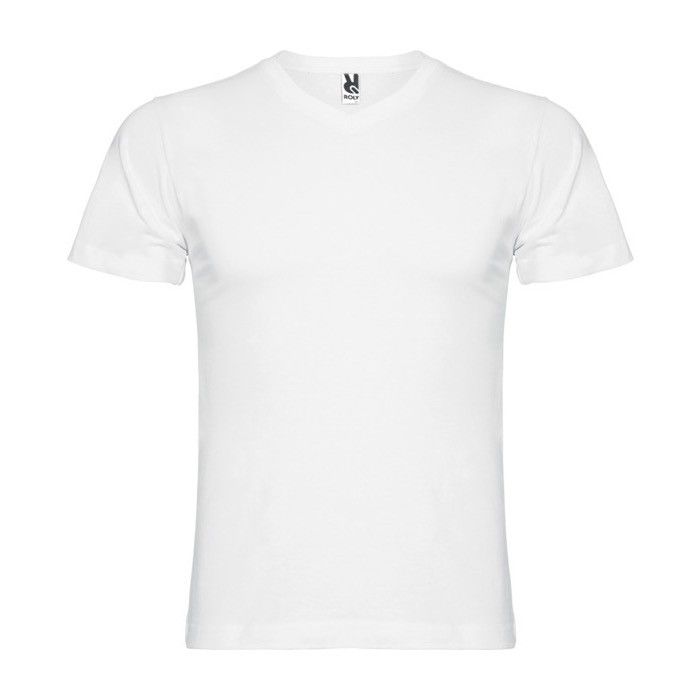 T-shirt à manches courtes col en V en coton pour homme 155 g/m² Roly