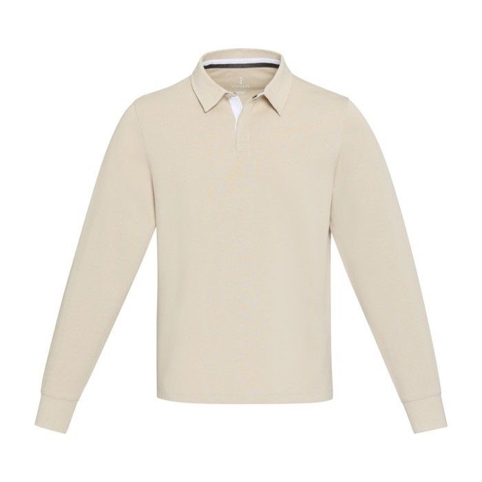 Polo unisexe en coton biologique style rugby 280 g/m² Elevate NXT