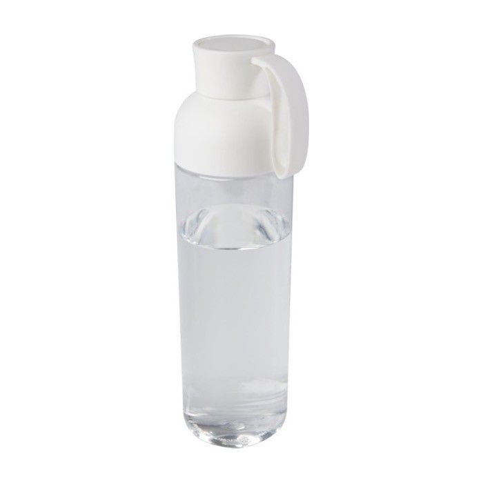 Bouteille en plastique recyclé avec poignée en silicone 600 ml
