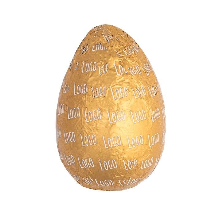 Chocolat au lait en forme d'œuf avec emballage individuel 30g vue principale
