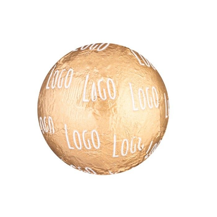 Chocolat au lait fourré aux noisettes et emballage métallisé 12g vue principale