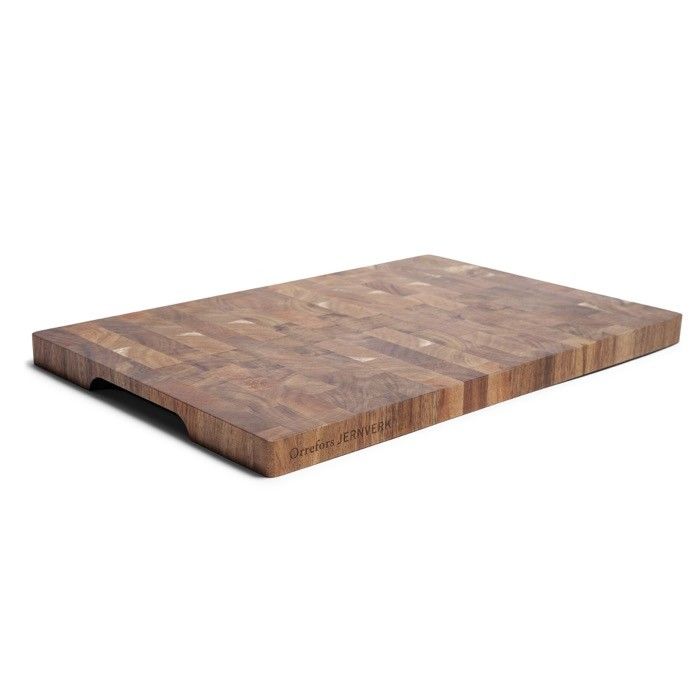 Planche à Découper Réversible Acacia 30cm - Planche Charcuterie Avec Rainure, Idéale Cuisine Et Cadeau