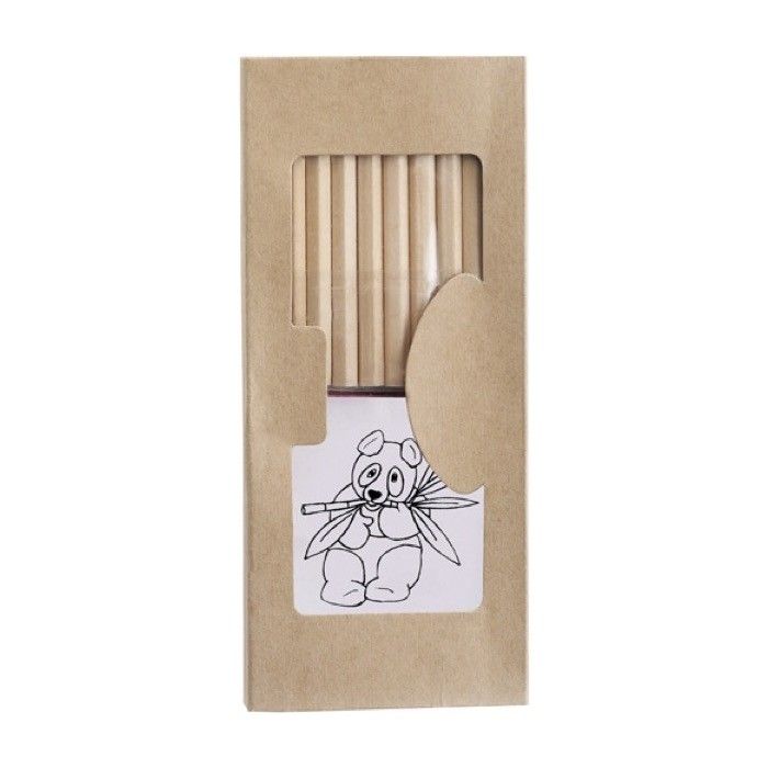 Set de coloriage avec crayons et dessins