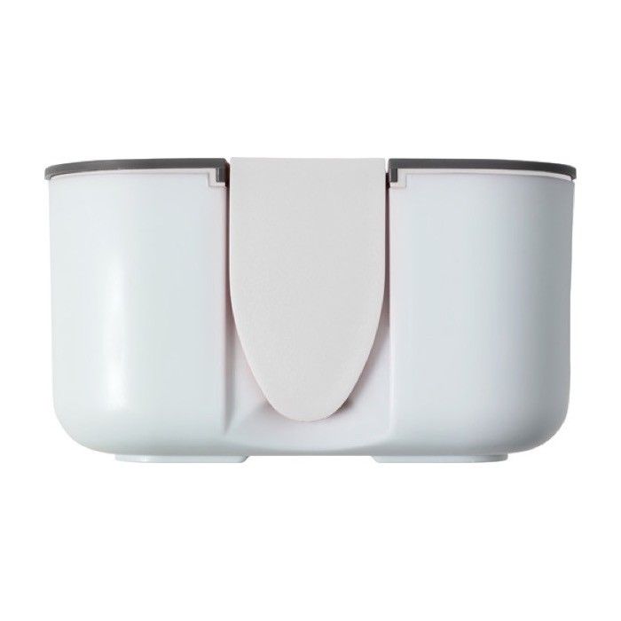 Boîte à lunch avec diviseur et support couleur bleu roi première vue