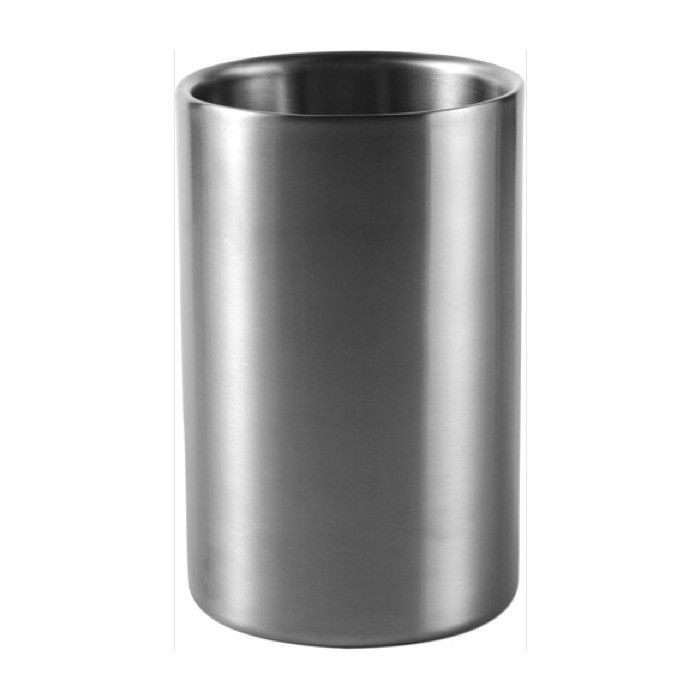 Seau à glaçons isotherme en inox avec zone d'impression