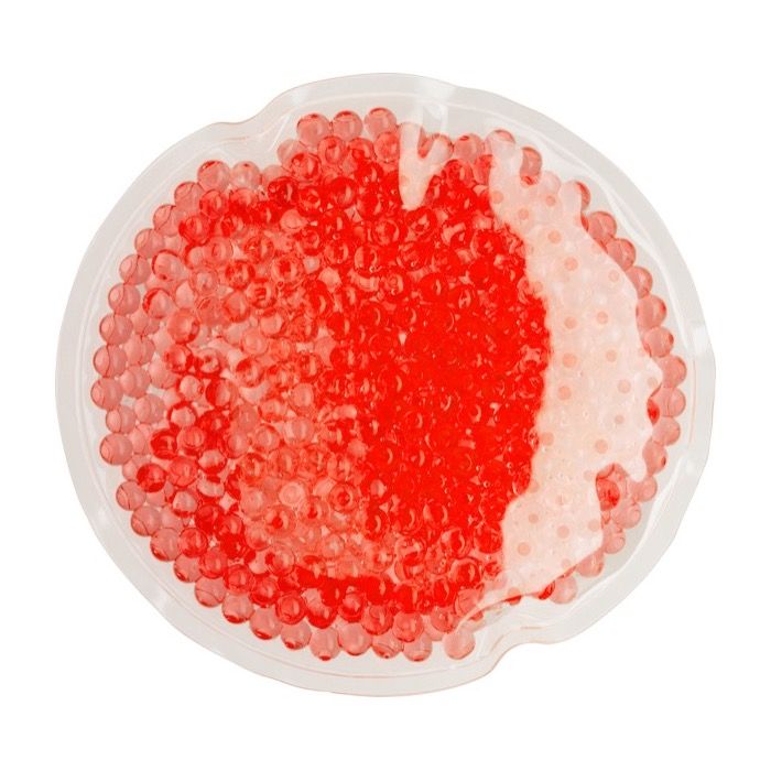 Patch gel circulaire avec perles d'eau pour refroidir ou chauffer