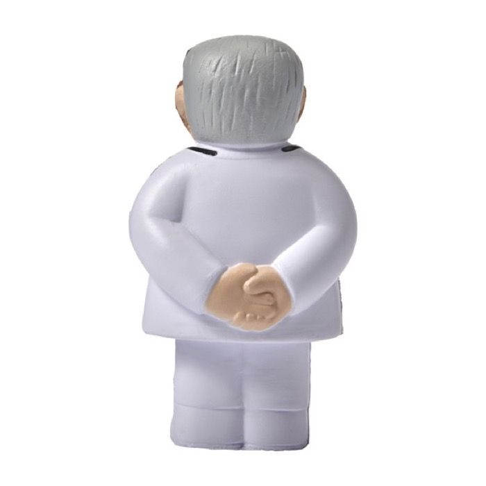 Anti-stress en mousse PU en forme de docteur à personnaliser