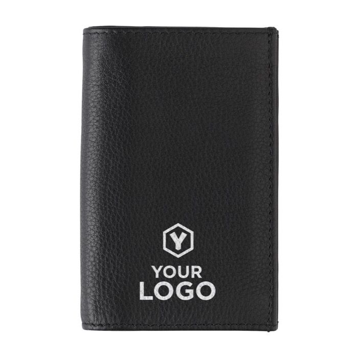 Portefeuille et porte-cartes en cuir de chèvre avec technologie RFID