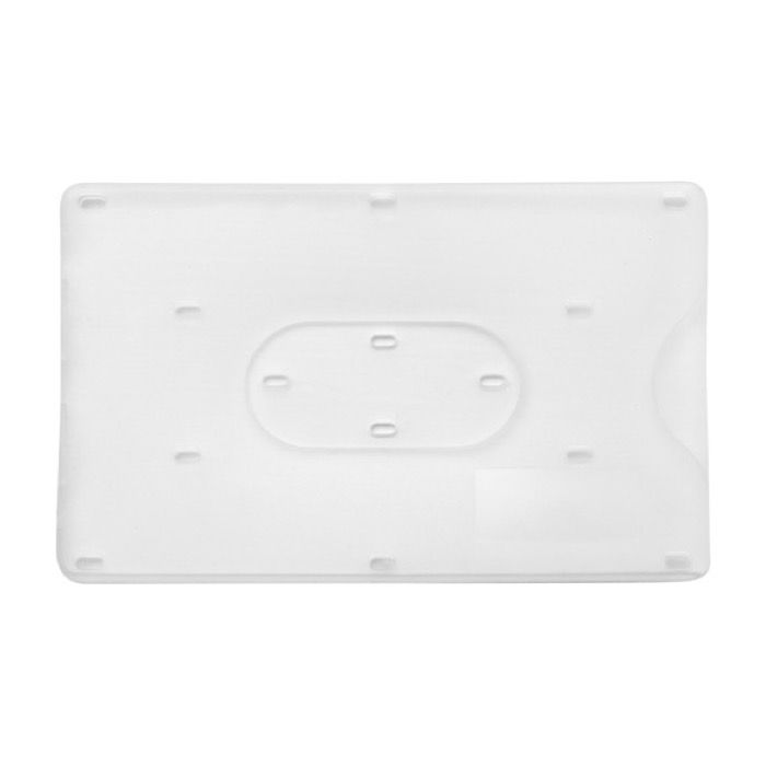 Porte-badge transparent en plastique pour carte