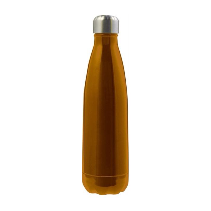 Bouteille en acier inoxydable avec bouchon à vis argenté 650ml