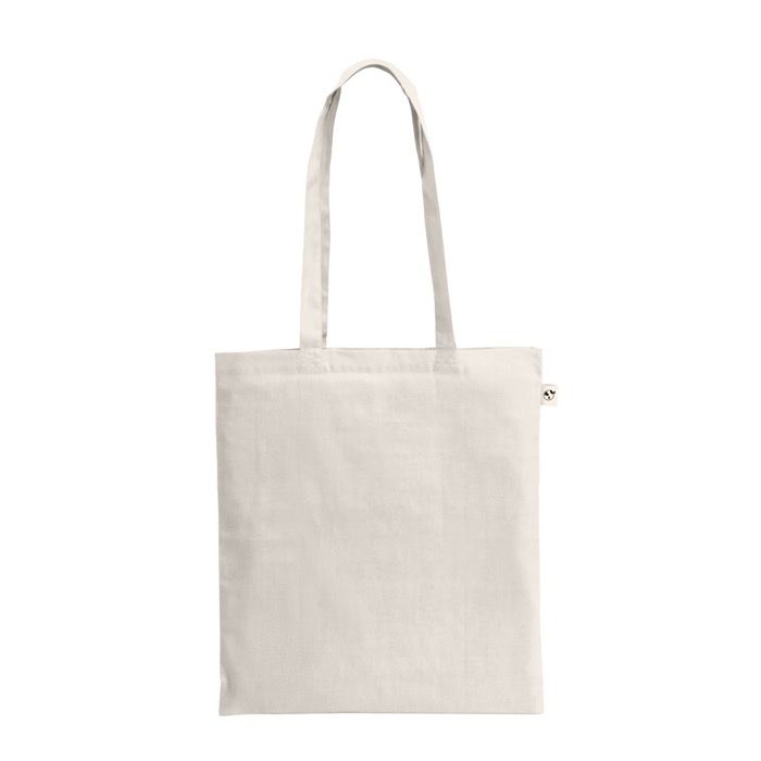 Sac multi-usage en coton recyclé avec longues anses 180 g/m²