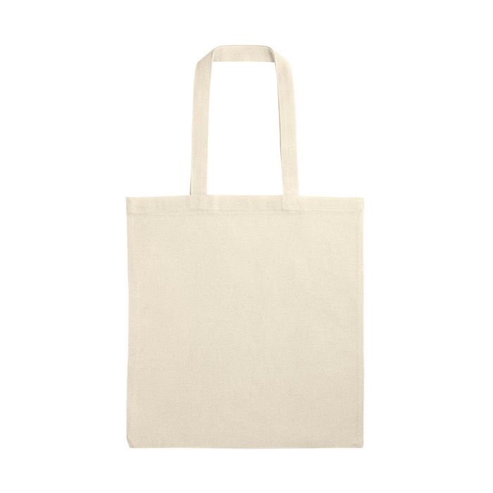 Sac polyvalent naturel en coton et polyester avec anses 140 g/m²