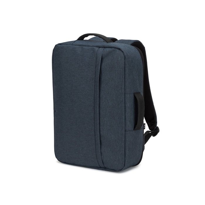 Sac à dos compact en polyester recyclé avec poignée trolley 15,6"