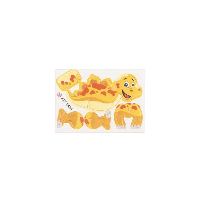 Puzzle 3D en papier 3 en 1 en forme de dinosaure idéal pour enfants