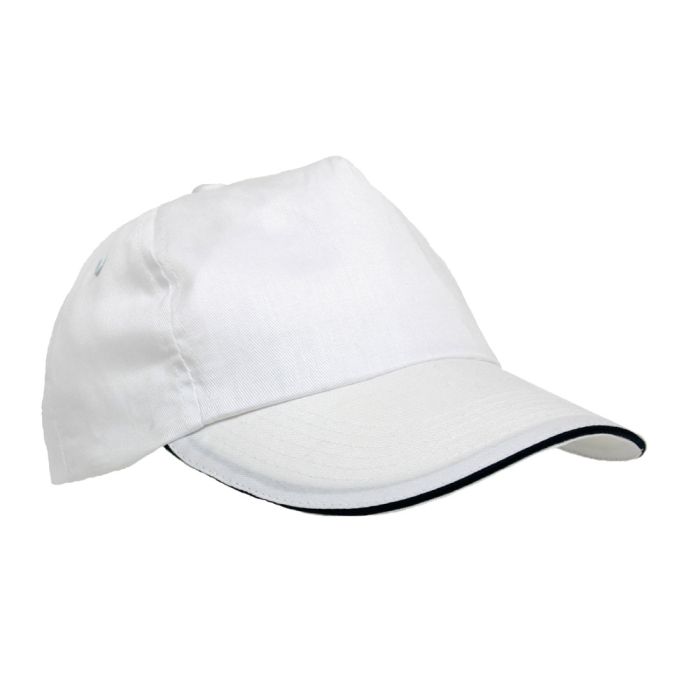 Casquette style sandwich polyester fermeture lacet et trous d'aération