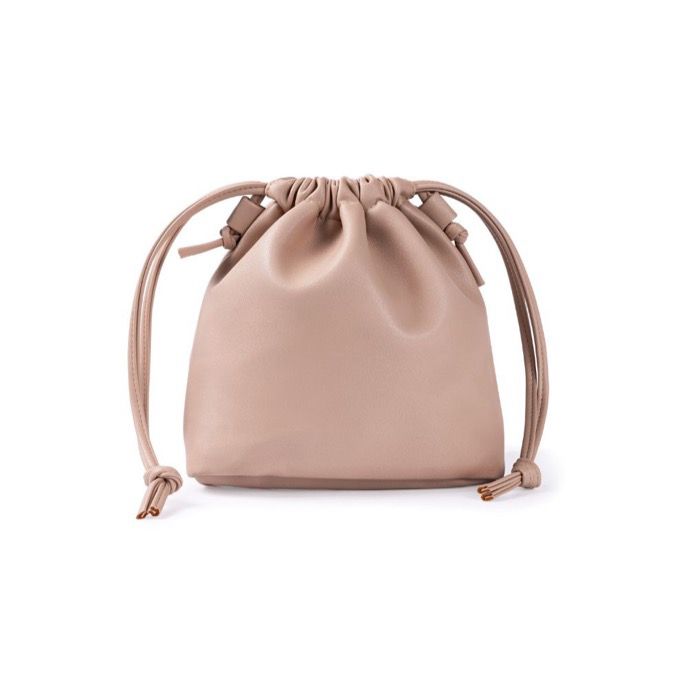 Trousse en PU avec fermeture à cordon et possibilité de porter en sac