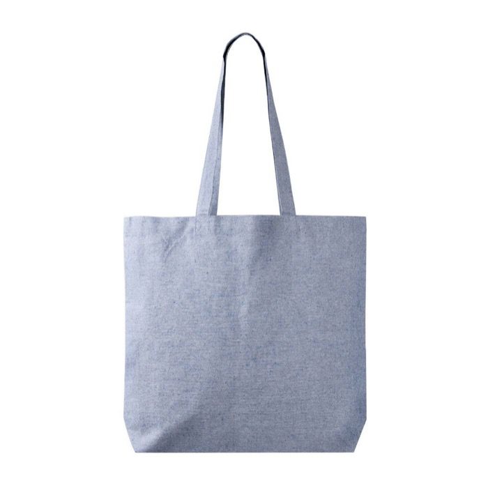 Tote bag en coton et polyester avec longues anses 220 g/m2
