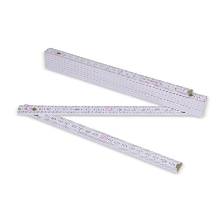 Règle en bois coloré pliable résistante aux chocs 2M