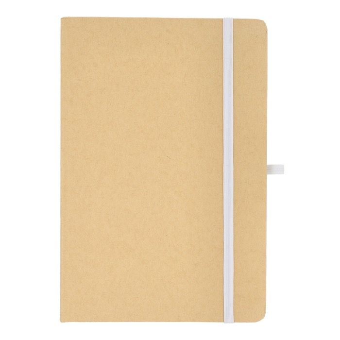 Carnet en carton avec détails colorés A5 à pages lignées