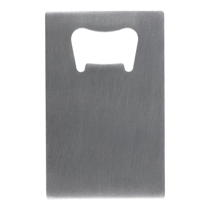 Décapsuleur en acier inoxydable en forme de carte de crédit