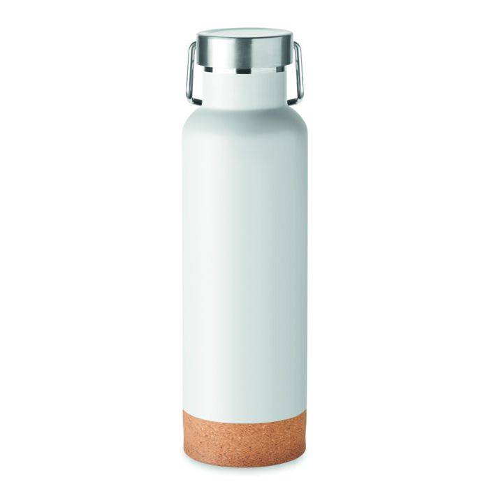 Bouteille à double paroi en acier inoxydable avec liège 500ml